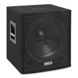VONYX VX1218BT 1200W 2.1 Actieve Speakerset met 18 inch Subwoofer, Bluetooth 5.3 en 12 inch Satellieten