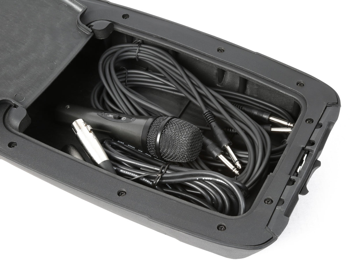 VONYX PSS302 Draagbare 300W Geluidsset met 10 inch Speakers, Bluetooth en 8-Kanaals Mixer