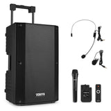 Vonyx VSA500-BP Draagbaar geluidssysteem 12" 800W Combi