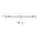 Boston TRO-600-L Halspen Truss Rod 600 mm 6 mm Staaf Single Action G-Style