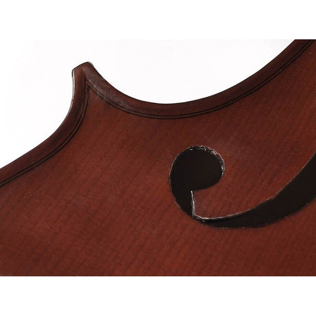 Leonardo LC-2012 cello set 1/2, geheel massief, nitro,ebben toebehoren, inclusief tas en strijkstok