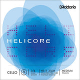 D'Addario H511-34M cello string A-1 3/4, titanium