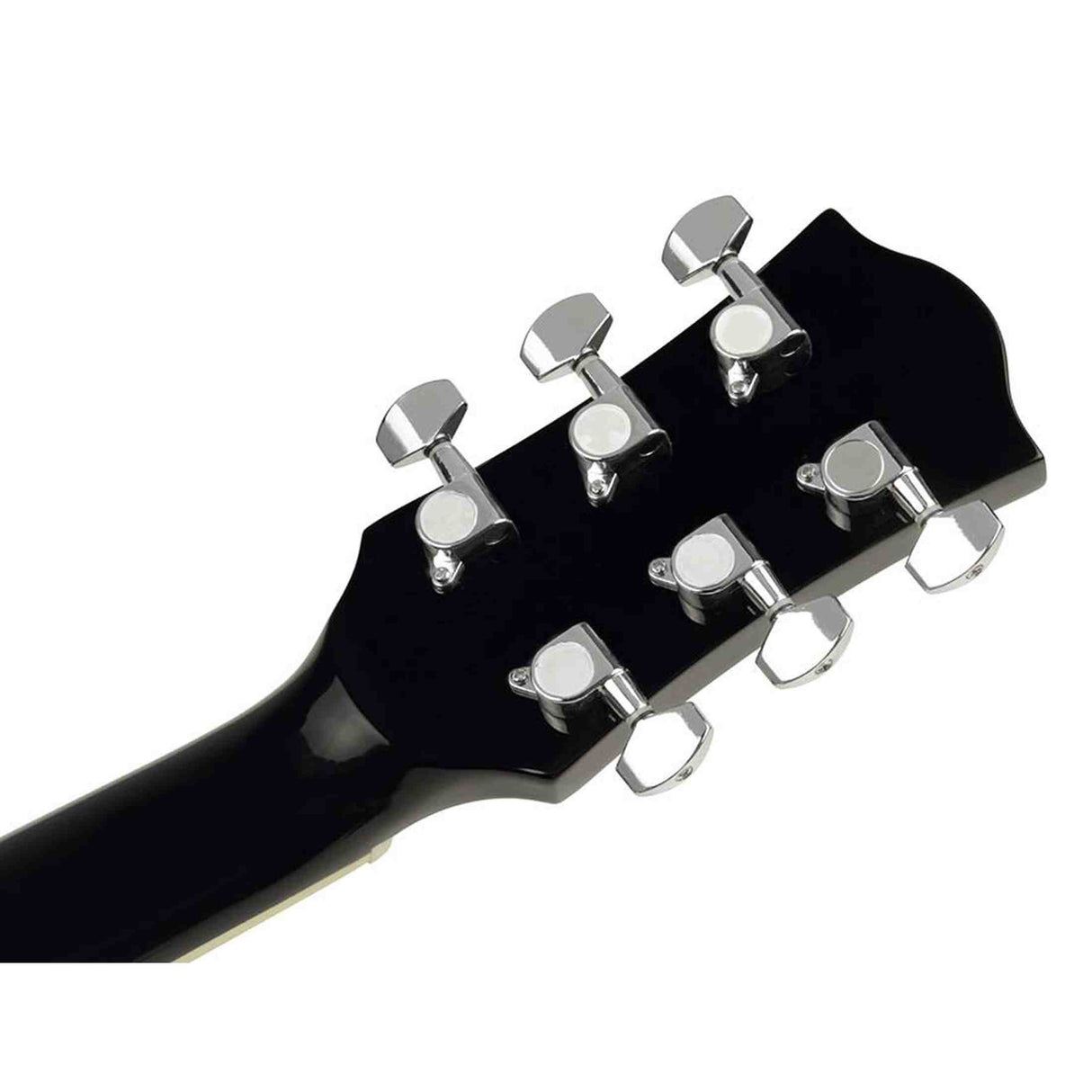 Richwood RD-12-BK akoestische gitaarset – dreadnought, zwart, met stemapparaat en standaard