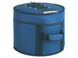 Boston DBL-13-T Deluxe gigbag voor tom 13", zwart-blauw, 15 mm gevoerd hardfoam