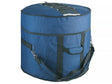 Boston DBL-18-F Deluxe gigbag voor floortom 18", zwart-blauw, 15 mm gevoerd hardfoam