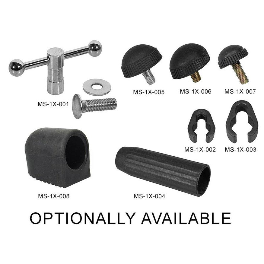 Boston MS-1325-BK Stage Pro Series microfoonstatief met uitschuifbare hengel zwart