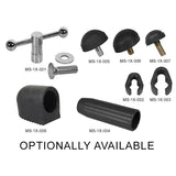 Boston MS-1325-BK Stage Pro Series microfoonstatief met uitschuifbare hengel zwart