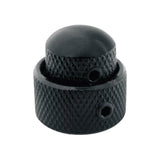 Boston KB-280 Dubbele Dome Knop - Metalen Zwart, 15x14mm & 19x12mm