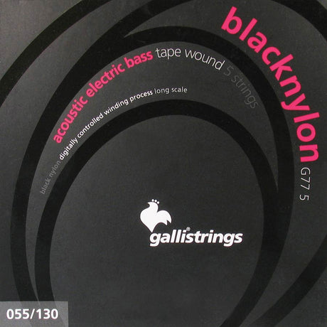 Galli G-77-5 snaren set acoustic 5-snaar bass tape wound, 055-075-100-115-130