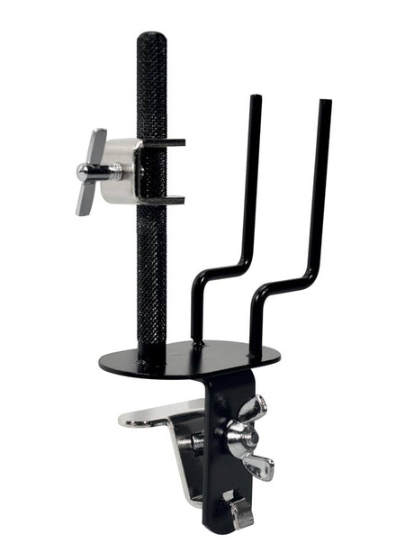 Hayman PA-55 Houder voor koebel en woodblock, ring bevestiging, met U-klem