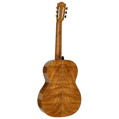 Salvador Cortez CS-65 – Klassieke gitaar met massief spruce bovenblad en gevlamd esdoorn zij- en achterkant