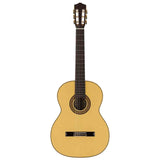 Salvador Cortez CS-65 – Klassieke gitaar met massief spruce bovenblad en gevlamd esdoorn zij- en achterkant