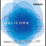 D'Addario H310-44L violin string set 4/4, light, with tin-plated high-carbon plain steel E-1 string