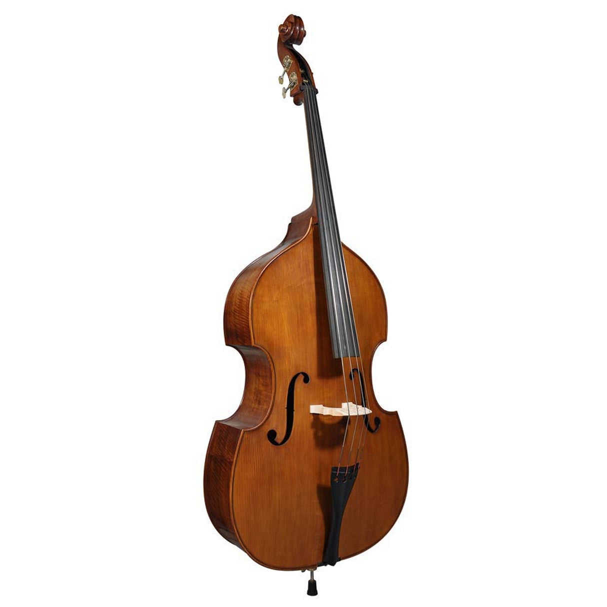 Rudolph RB-834-Gcontrabas 3/4, geheel massief, spiritus lak, ebben toets, gamba model