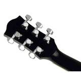 Richwood RD-12LCEBK Artist Series Linkshandige Akoestische Gitaar dreadnought cutaway met actieve EQ zwart