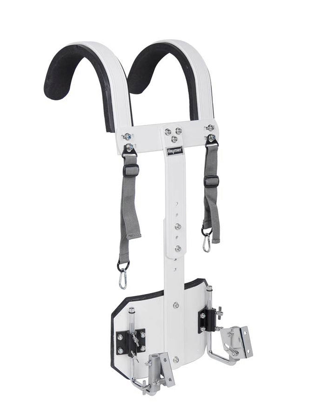 Hayman MDR-HR-20 Harnas voor marching troms, aluminium, voor overslagtrom, met lugs en riemen