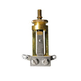 Switchcraft SW-250-G toggle switch 3-way, long model, no cap, for USA made LP-model guitars, gold
