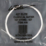 La Bella L-416 E-1 snaar, clear nylon