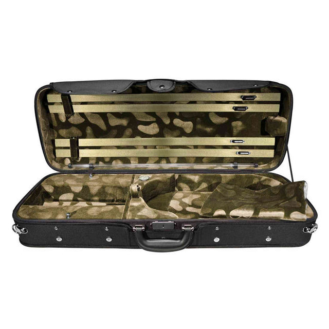 Leonardo VAC-47-BG Pro Series altvioolkoffer oblong verstelbaar zwart groen