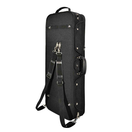 Leonardo DC-180-BR combikoffer viool en altviool oblong hout zwart rood