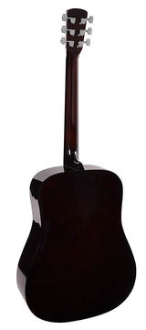 Nashville GSD-60L-BK Linkshandige Dreadnought Akoestische Gitaar Zwart