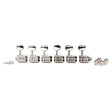 Wilkinson 162-NL-4M2L Stemmechanieken voor gitaar, met EZ LOK and staggered post height, 6x links, nikkel
