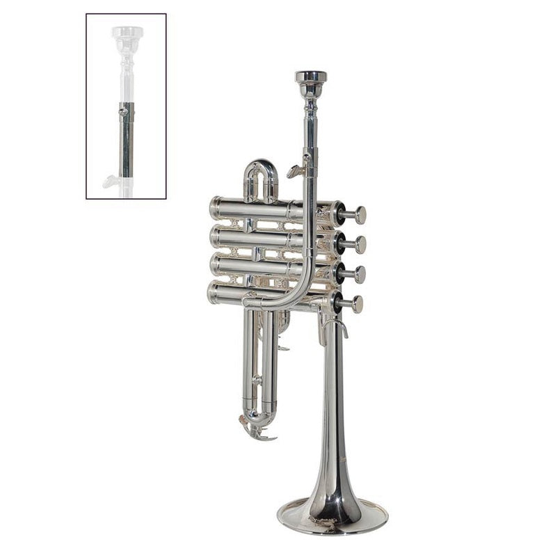 Stewart Ellis SE-1700-S Pro Series sopraan trompet verzilverd incl. softcase