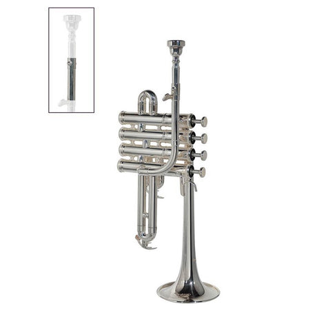 Stewart Ellis SE-1700-S Pro Series sopraan trompet verzilverd incl. softcase