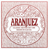 Aranjuez AR-300 snaren set for classic guitar, Calibrada nylon trebles & silverplated wound basses, medium gauge