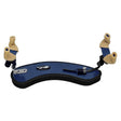 Wolf SR-24-BLU shoulder rest for violin, forte secondo, sea blue with flipflop green, fits 1/2-1/4