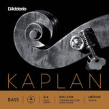 D'Addario K613-34M double bass string A-3 3/4, medium, stranded steel, nickel wound