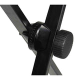 Boston KS-201 Keyboardstatief – XX-model, tot 40 kg, twist lock, zwart