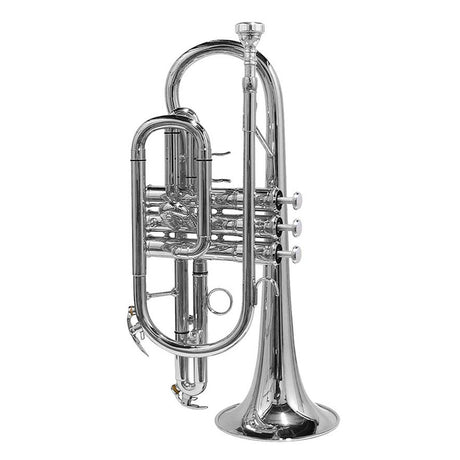 Stewart Ellis SE-1200-S Pro Series cornet geel verzilverd incl. softcase
