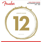 Fender F-880L snaren set acoustic, coated bronze, light, 012-016-024-032-042-052