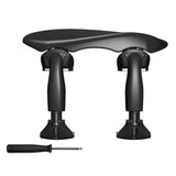 Wittner 256121 violin chinrest center and tilt adjustable, center mount 3/4, with screwdriver