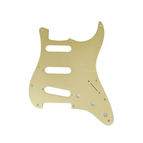 Fender 992139000 pickguard Strat®, SSS, 11 screw holes, 1-ply, gold anodized