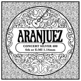 Aranjuez AR-406 E-6 snaar, silverplated wound nylon, heavy gauge