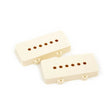 Fender 54442049 pickup covers Jazzmaster, parchment, plastic, set van 2