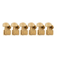 Fender 990820200 machine heads, American Standard, 2 guide pins, set of 6, gold