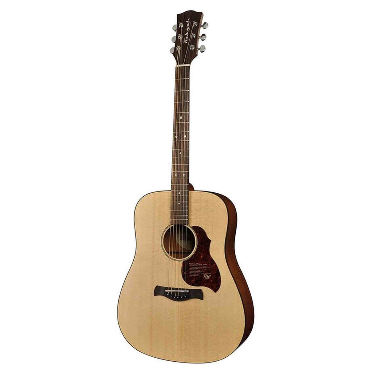 Richwood D-20-E Master Series Dreadnought Gitaar met Element – Inclusief Stemapparaat & Luxe Standaard