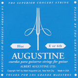 Augustine AUBLU-6 E-6 snaar, silverplated wound nylon, high tension