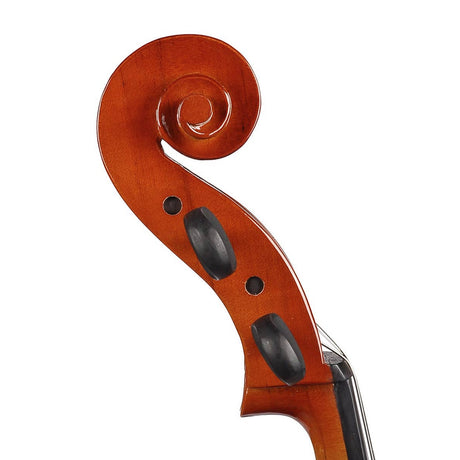 Leonardo LC-1044 cello 4/4, gelamineerde body, nitro, hardhout toets en stemsleutels, inclusief tas en strijkstok