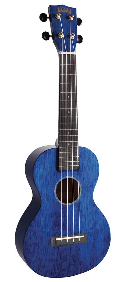 Mahalo MH2TBU Hano Series Concert Ukulele Transparant Blauw
