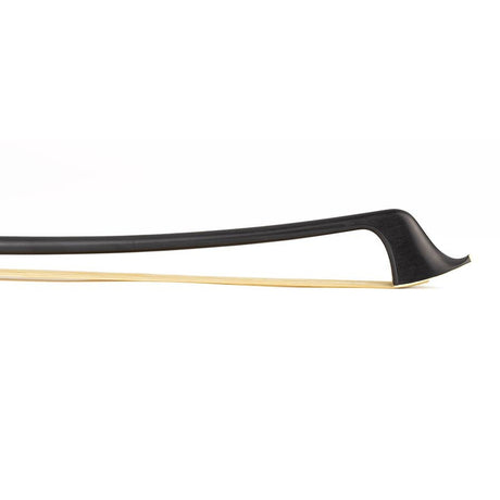 ELS FBDG-10/18 contrabastrijkstok, 1/8, duits model, glasvezel, zwart, rond, ebben slof, enkel oog, balein