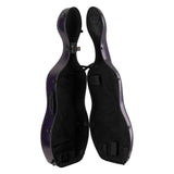 Leonardo CC-644-BU Student Series cellokoffer 4/4 PVC sandwich 4,5 kg geborsteld blauw