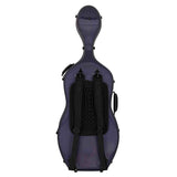 Leonardo CC-644-BU Student Series cellokoffer 4/4 PVC sandwich 4,5 kg geborsteld blauw