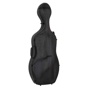Leonardo CC-644-BK Student Series cellokoffer 4/4 PVC sandwich 4,5 kg geborsteld zwart