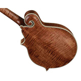 Richwood RMF-220-WN F-Style Mandoline – Massief Sparren & Gevlamd Esdoorn, Satijn Walnoot