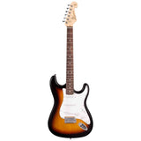 SX ED1/3TS elektrische gitaar – 3 single coil pickups, vintage tremolo, 3-Tone Sunburst + tas
