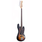 SX BD1/3TS Standard Series J-Style Elektrische Basgitaar 3-Tone Sunburst